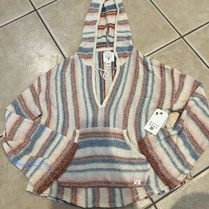 Billabong Multicolor Striped Hoodie
